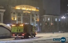 Нийслэлд орж буй цасыг цэвэрлэх ажил 05:30 цагт эхлэн үргэлжилж байна
