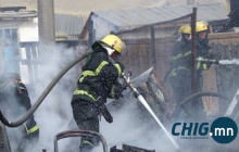 БЗД-т гэр шатаж, 58 настай эмэгтэй өртөж, нас баржээ