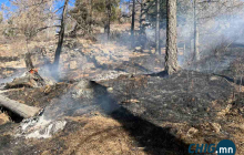 Богд ууланд гарсан ой хээрийн түймрийг бүрэн унтраажээ