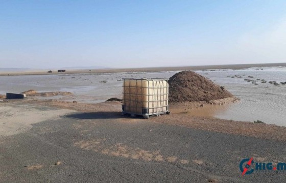 Их хэмжээний бороо орсны улмаас Хамарын хийдийн зам эвдэрчээ