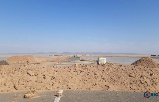 Дорноговь аймагт өчигдөр их хэмжээний бороо орсны улмаас Хамарын хийдийн зам эвдэрчээ