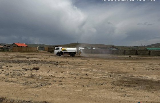 Борооны ус тогтсон байршилд аритгал халдваргүйжүүлэлт хийлээ