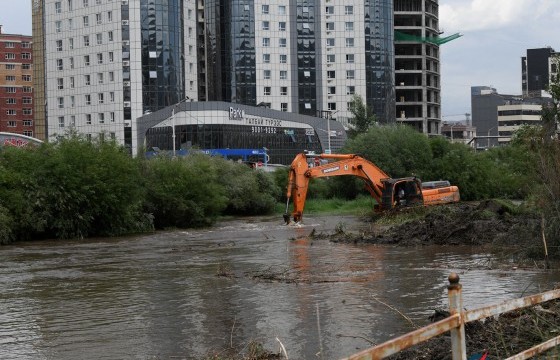 Сэлбэ, Дунд гол дагуу 37,500 шоо метр лаг хагшаасыг цэвэрлэн гаргалаа
