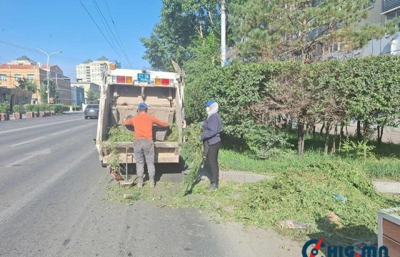 Долдугаар сарын 22-ныг хүртэл Улаанбаатар хотын шарилжийг цэвэрлэнэ
