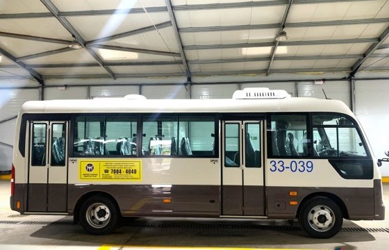 Дөрвөн тэрбум төгрөгийн үнэ бүхий “Hyundai County” загварын 15 шинэ автобусыг хувийн компаниудад зээлээр өгчээ
