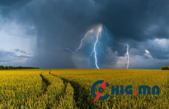 Маргааш төв болон говийн аймгуудын нутгаар, нөгөөдөр нутгийн зүүн хагаст дуу цахилгаантай аадар бороо орно