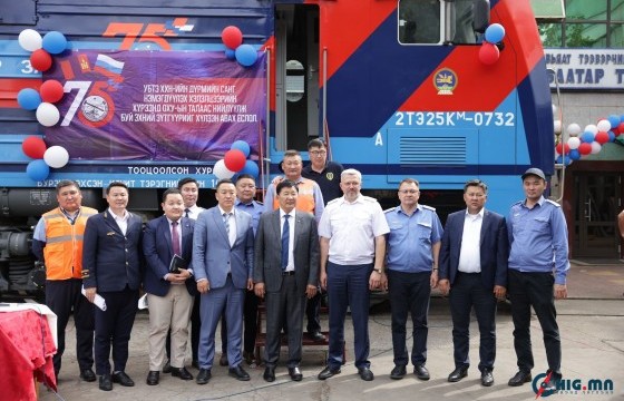 УБТЗ-ын зүтгүүрийн парк таван шинэ зүтгүүрээ хүлээн авчээ