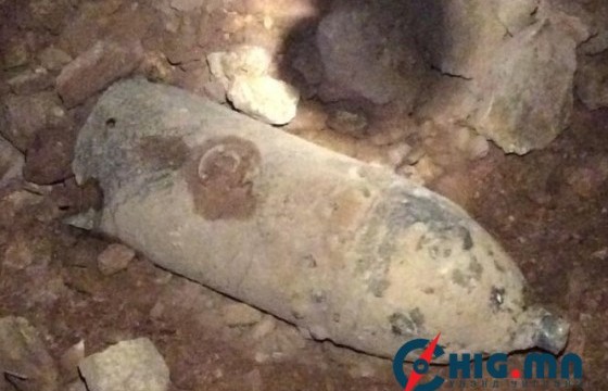  Япон улсын Окинава мужийн Наха хотод Дэлхийн хоёрдугаар дайны үеийн тэсрээгүй бөмбөг олджээ