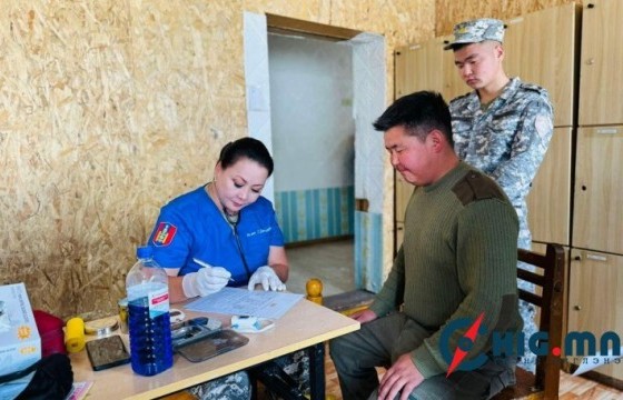 ОБЕГ: Албан хаагчдыг эрүүл мэндийн үзлэг, оношилгоонд хамруулжээ