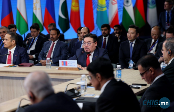 Монгол Улс ШХАБ-ын гишүүдтэй дэд бүтцийн төслүүд, хүмүүнлэгийн салбарт хамтран ажиллана