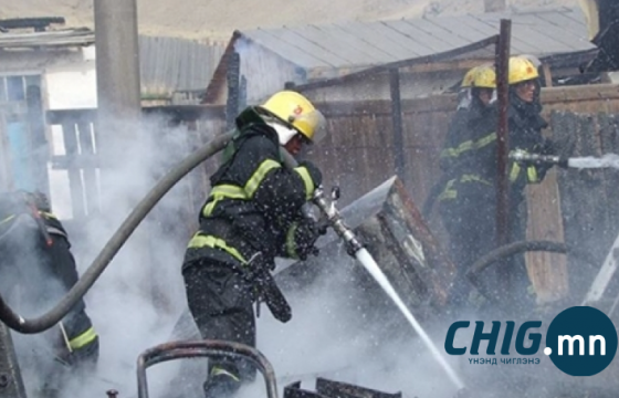 БЗД-т гэр шатаж, 58 настай эмэгтэй өртөж, нас баржээ