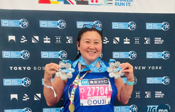 Х.Алимаа дэлхийн зургаан их марафоноос “Зургаан од” медаль хүртжээ