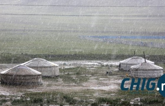 Дорнод-Дарьгангын тал нутгаар бороо орно