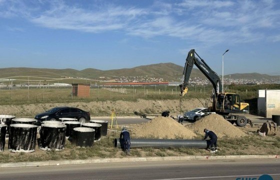 Хот өнгөрсөн хугацаанд: 17 км гаруй борооны ус зайлуулах шугам угсарлаа