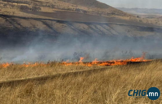 Долоо хоногийн хугацаанд өнжмөл шар өвсний түймрийн 16 дуудлага бүртгэгджээ