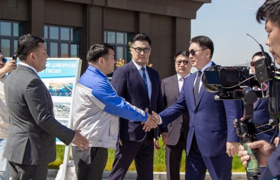 Монгол Улсын Ерөнхийлөгч У.Хүрэлсүх шинэ төв цэвэрлэх байгууламжтай танилцлаа